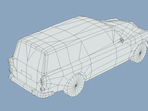 Volvo Amazon Wagon 1961 3D Model