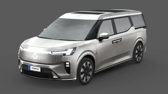 Volvo EM90 2024 Modelo 3D .c4d .max .obj .3ds .fbx .stl .blend