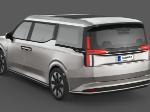Volvo EM90 2024 3D Model