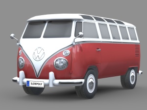 Volkswagen Transporter 1950 3D Model