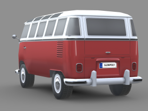 Volkswagen Transporter 1950 3D Model