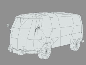 Volkswagen Transporter 1950 3D Model