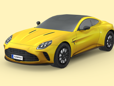 Aston Martin Vantage 2024 3D मॉडल