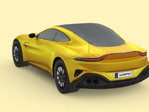 Aston Martin Vantage 2024 3D Model