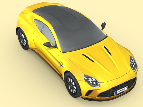 Aston Martin Vantage 2024 Modèle 3D