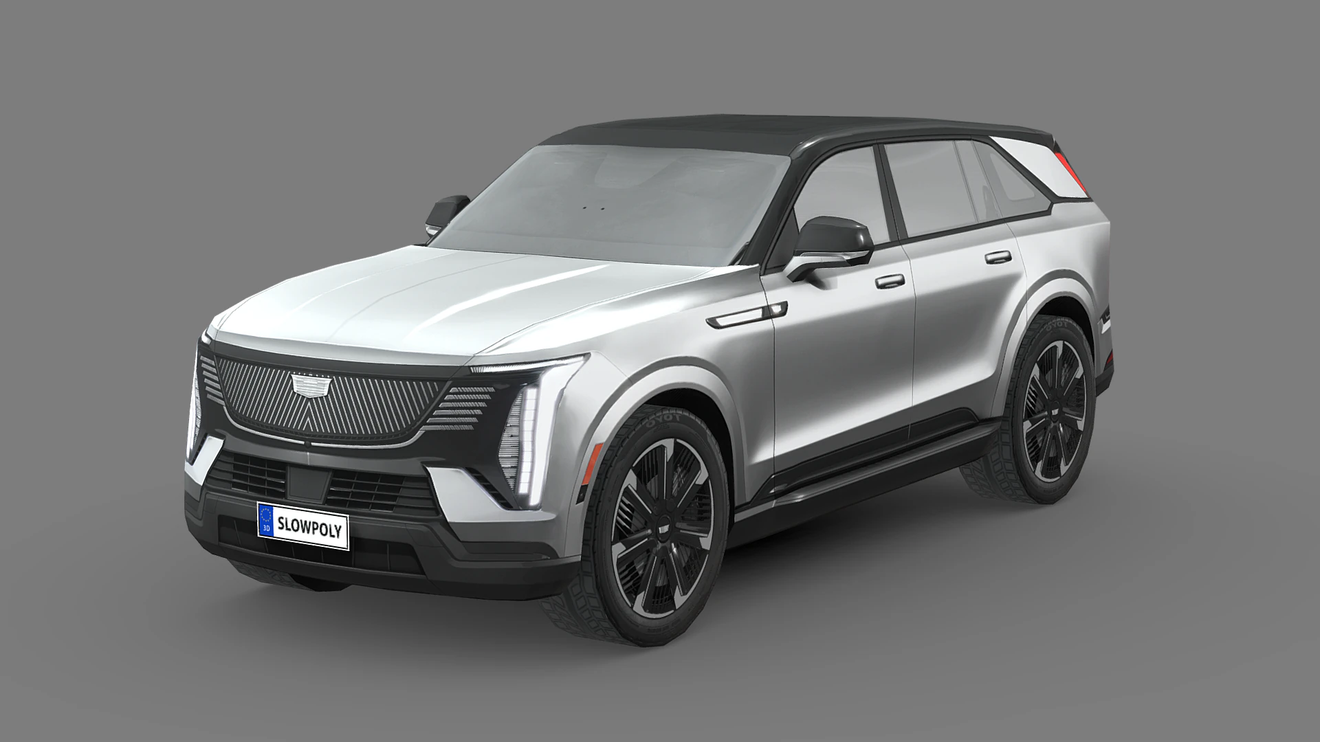 Cadillac Escalade IQ 2024 3D Model .c4d .max .obj .3ds .fbx .stl .blend 