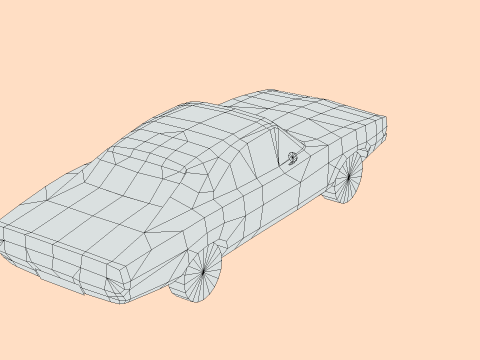 Dodge Charger RT 1969 3D Model