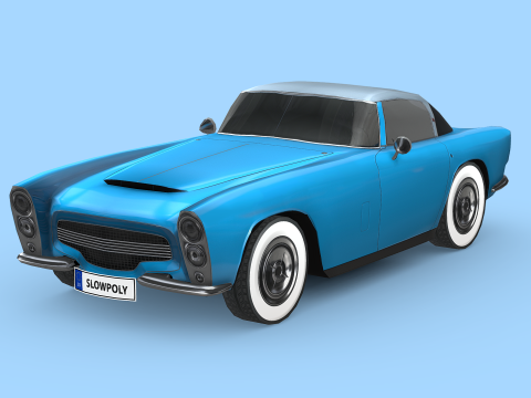 Dodge Zeder Z-250 1953 3Dモデル