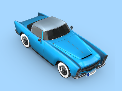 Dodge Zeder Z-250 1953 3D मॉडल