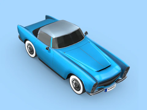 Dodge Zeder Z-250 1953 3D Model