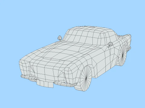 Dodge Zeder Z-250 1953 3D Model