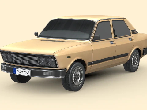 Fiat 132 1977 Modelo 3D
