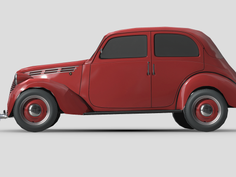 Fiat 1100 B 1949 Modèle 3D