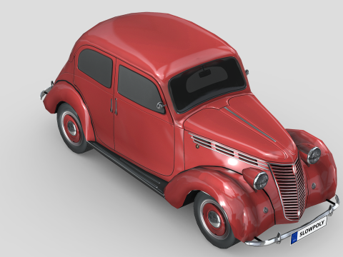 Fiat 1100 B 1949 Modèle 3D