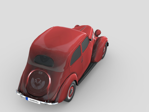 Fiat 1100 B 1949 Modèle 3D