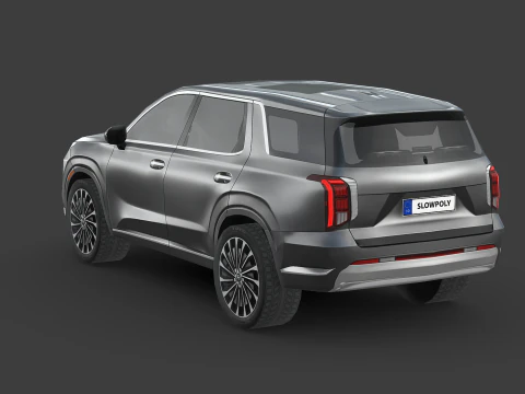 Hyundai Palisade 2023 3D Model