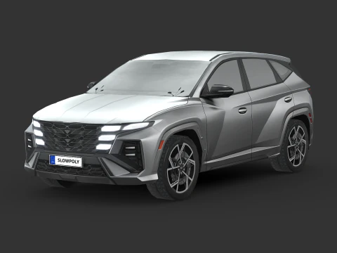 Hyundai Tucson N-Line 2024 3D Модель