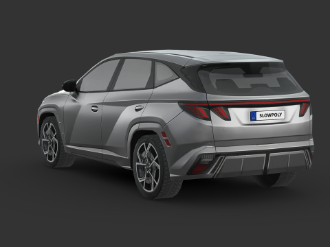 Hyundai Tucson N-Line 2024 Modello 3D