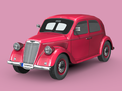 Lancia Ardea 1939 3D Model