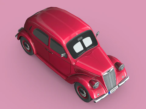 Lancia Ardea 1939 3D Model