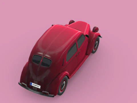 Lancia Ardea 1939 3D Model