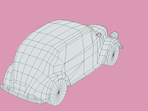 Lancia Ardea 1939 3D Model