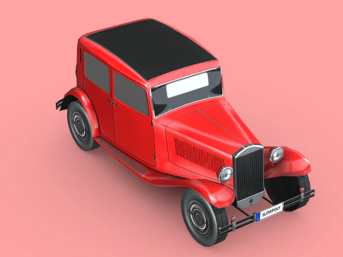Lancia Augusta 1933 3D Model