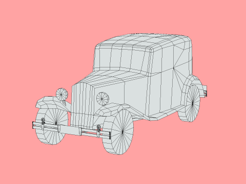 Lancia Augusta 1933 3D 모델