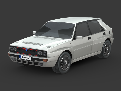 Lancia Delta Integrale 1992 Modello 3D