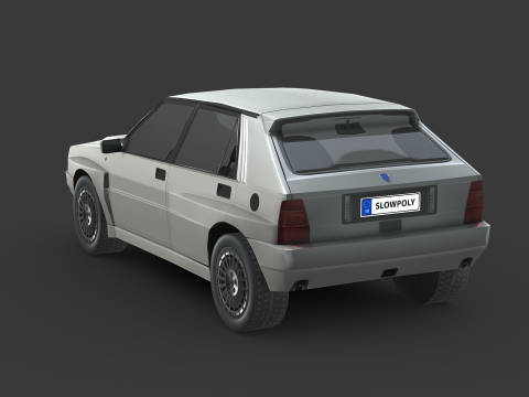 Lancia Delta Integrale 1992 Model 3D