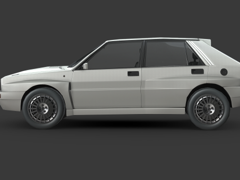 Lancia Delta Integrale 1992 Model 3D