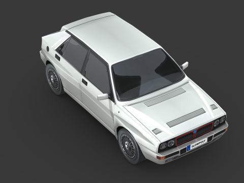 Lancia Delta Integrale 1992 Model 3D