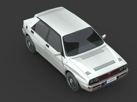 Lancia Delta İntegral 1992 3D Model