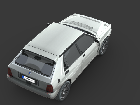 Lancia Delta Integrale 1992 Model 3D