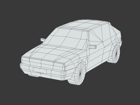 Lancia Delta Integrale 1992 Model 3D