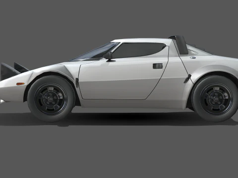 Lancia Stratos 1974 3D Model
