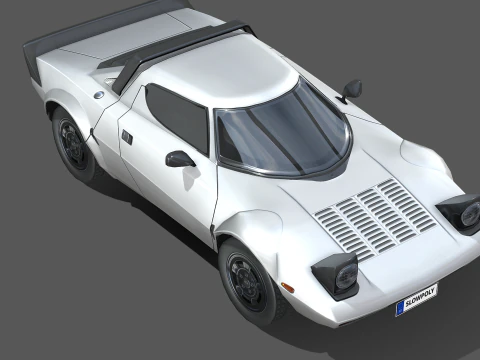 Lancia Stratos 1974 3D Model