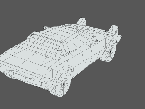 Lancia Stratos 1974 Model 3D