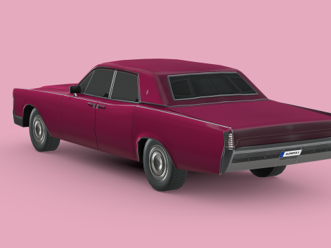 Lincoln Continental Sedan 1968 Modelo 3D