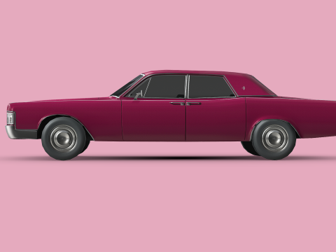 Lincoln Continental Sedan 1968 Modelo 3D