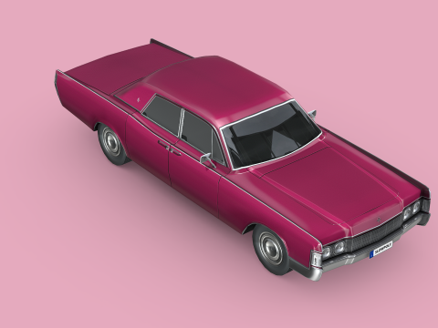 Lincoln Continental Sedan 1968 Modelo 3D