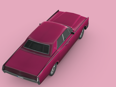 Lincoln Continental Sedan 1968 Modelo 3D