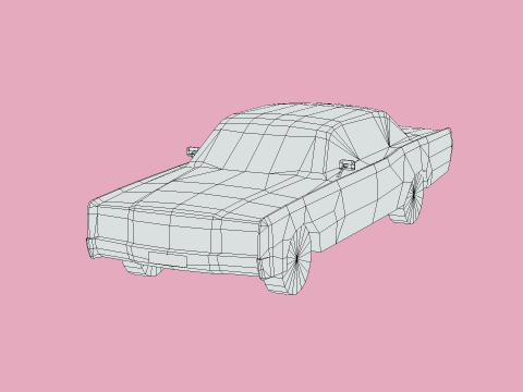Lincoln Continental Sedan 1968 Modelo 3D
