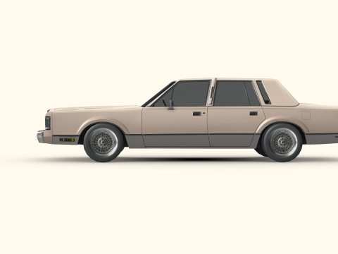 Lincoln Town Car 1989 Modelo 3D