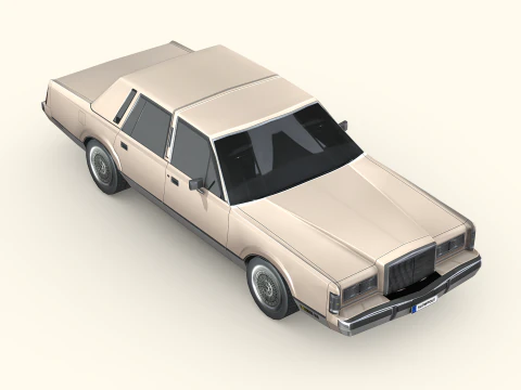 Lincoln Town Car 1989 Modelo 3D