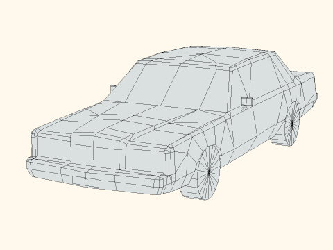 Lincoln Town Car 1989 Modelo 3D