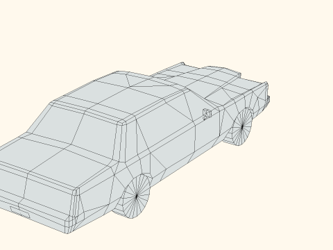 Lincoln Town Car 1989 Modelo 3D