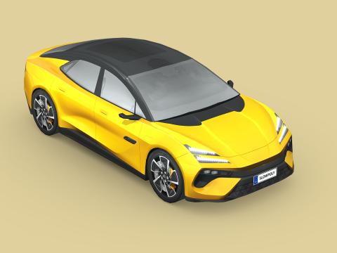 Lotus Emeya 2024 3D मॉडल