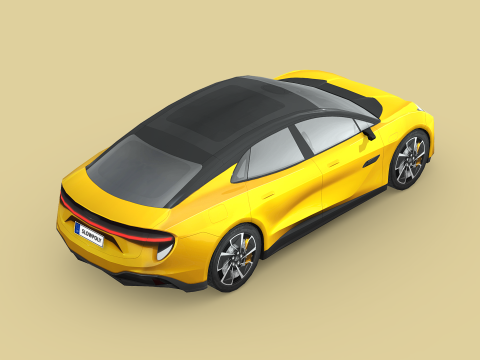 Lotus Emeya 2024 3D मॉडल