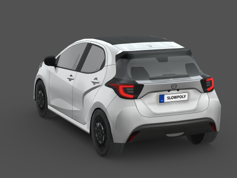 Mazda 2 Hybrid 2024 3D 模型